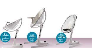mima moon high chair with seat pad for baby