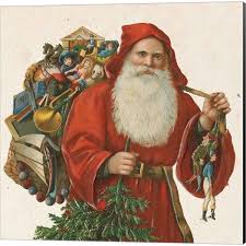 Check spelling or type a new query. Wild Apple Portfolio Victorian Santa Canvas Art Set Of 4 Overstock 31581980