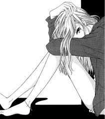 Black And White Anime Pictures Sad Pin On Art