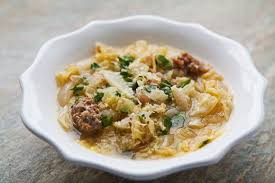 Italian Sausage And Cabbage Stew Recipe Simplyrecipes Com Recipe Stew Recipes Italian Sausage Cabbage Stew