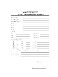 Terdaftar sebagai anggota pramuka dalam sebuah gugus depan. Formulir Pendaftaran