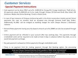 For credit of payment through bill desk take 2/3 days.check card card details c card number account details 16 number and debited account other contact credit card customer care with. Customer Services And Initiatives Tata Power Delhi Distribution