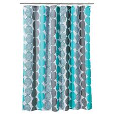 Room Essentials Circle Shower Curtain Turquoise Gray 72 X 72 Fabric Curtains Turquoise Curtains Shower Curtains And Accessories