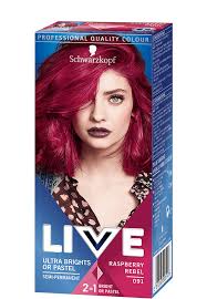 I dyed my hair blonde with live colour xxl ice blonde 01 and i would like to dye over it withschwarzkopf live colour xxl red passion r43 what coulor would it turn and would it work. 095 Electric Blue