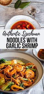 Szechuan Noodles With Garlic Shrimp Le Petit Eats Recipe In 2020 Asian Noodle Dishes Sweet And Spicy Sauce Spicy Asian Noodles