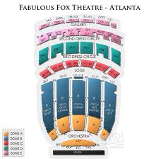 Fox Theater Seating Chart With Seat Numbers Best Fox Theatre