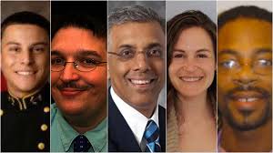 Who were the eight victims of the Amtrak derailment?