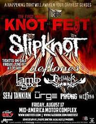 Tal y como se rumoreaba hace tiempo, el festival knotfest creado por slipknot llegará a chile durante el año 2021, esto fue confirmado por la propia banda por medio de una publicación en su facebook. Knotfest Wikipedia