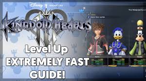 Kingdom Hearts 3 Fast And Easy Level Up Guide