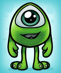 How To Draw Baby Mike Wazowski Step By Step Disney Characters Cartoons Draw Cartoon Drawing Cartoon Characters Cartoon Drawings Disney Baby Cartoon Drawing