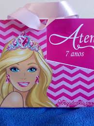 Bolsinha de papel barbie