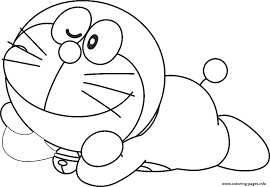 More than 600 free online coloring pages for kids: Kids Doraemon Free52cd Coloring Pages Printable