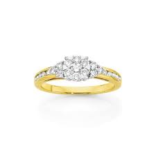 9ct Gold Diamond Engagement Ring Angus Coote Diamond Engagement Rings Gold Diamond Engagement Rings Rings