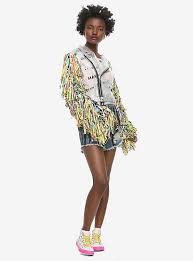 Harley Quinn Birds Of Prey Caution Tape Jacket Pin On Lilly Oc