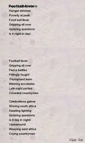 Football Fever Poem By Vijay Sai Poem Hunter Comments Page 1