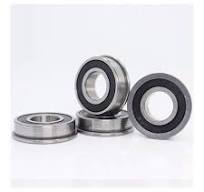 ZHENGGF F6002RS Flange Bearing 15x32x9mm ABEC-1 Flanged ...