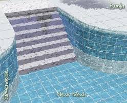 Decorative Pool Stairs By Ronja Sims Sims 3 Sims 4