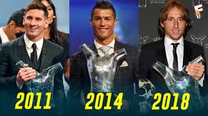 The winner of the uefa men's player of the year award will be announced at the 2021/22 uefa champions league group stage draw ceremony in istanbul on thursday, august 26. Uefa Men S Player Of The Year Award 2011 2018 Footchampion Youtube