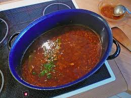 Demiglace Braune Sauce Eine Der Wichtigsten Saucen Der Feinen Kuche Von Dreamdealer Chefkoch Rezept Braune Sauce Lebensmittel Essen Essen
