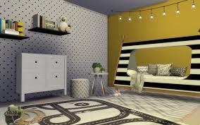 Chambre Enfant Jaune Sims 4 Sims Maison Sims Sims 4 Cc Meubles