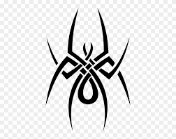 Traditional black widow with web tattoo. Tribal Tattoo Tribal Spider Tattoo Designs Free Transparent Png Clipart Images Download