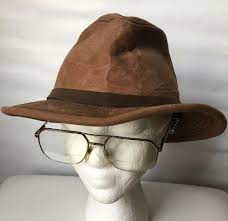Adventure Bound Usa Made Fishing Filson Style Leather Hat M Fashion Clothing Shoes Accessories Mensaccessories Hats Leather Hats Brown Leather Hat Filson