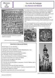 Art Du Langage La Chanson De Roland 11eme Siecle Chanson De Roland Art Du Langage Chanson De Geste