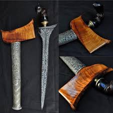 Keris Bugis Sapukala Golo Ure Isi Ancale Senjata Antik Pisau