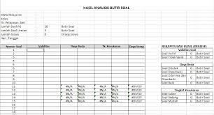 Nosoal kunci kel a b c d e o tk dp komentar 1 ka kb 2 ka kb 3 ka kb 4 ka kb 5 ka kb 6 ka kb 7 ka kb 8 ka kb 9 ka kb10 ka kb11 ka kb12 ka kb13 ka kb14 ka kb15 ka. Kumpulan Analisis Butir Soal Pilihan Ganda Dan Uraian Didno76 Com