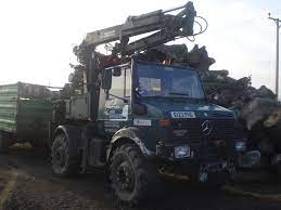 Mercedes Unimog With Crane And Trailer Unimog Mercedes Unimog Mercedes