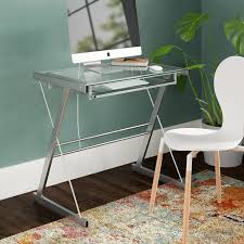 Choose traditional, modern designs or impressive executive desks. Yvonne Glass Desk In 2020 Glass Desk Diy Computer Desk Glass Computer Desks