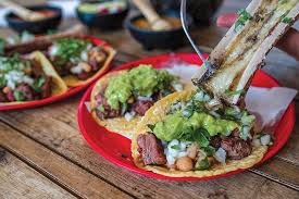 The tortillas are from nearby el indio mexican restaurant, also featured on the same tv show. San Diego Reader Taco Issue San Diego Reader