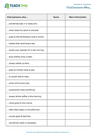 frequency adverbs esl games activities worksheets