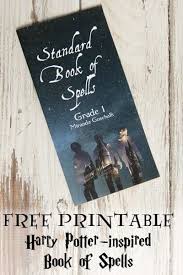 Print Your Own Easy Harry Potter Book Of Spells With These Printables