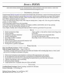 Assistants prepare the patients and tools for different dental procedures, which they must be certified to do. Entry Level Dental Assistant Resume Example Company Name Belleville New Jersey