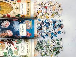 Finished puzzle measures 22 by 28 inches. Cavallini Papers Co