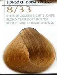Light golden blonde hair colour. 8 33 Intense Golden Light Blonde Beauty Salon Hairdressing Equipment Supplies