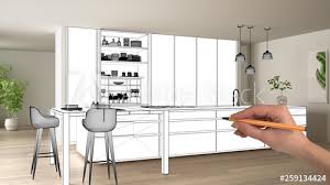 We did not find results for: Unfinished Project Under Construction Draft Concept Interior Design Sketch Hand Drawing Modern Kitchen Blueprint Sketch In Real Home Background Architect And Designer Idea Wall Mural Archiviz