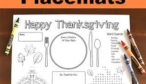 36+ placemat coloring pages for printing and coloring. 12 Free Printable Thanksgiving Kids Activity Placemats And Pages