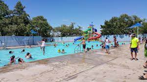 On the edge of the swimming pool'). Pools Amarillo Parks And Recreation