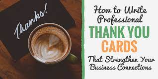 50 business thank you messages to customers. How To Write Professional Thank You Cards With Examples