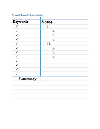 Get creative with our printable note card templates that include editable layouts, photos & artwork. 28 Printable Cornell Notes Templates Free Templatearchive