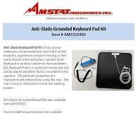 Anti-Static Grounded Keyboard Pad