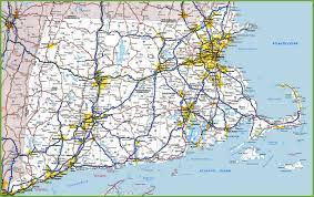 Map Of Ct And Ri Map Of Rhode Island, Massachusetts And Connecticut