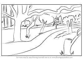 Learn How To Draw A Forest Scenery Forests Step By Step Drawing Tutorials How to draw forest scene step by step very easy youtube. learn how to draw a forest scenery