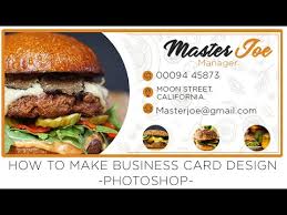 After all, simple designs which emphasize typography and white space really can look the business! How To Make A Simple Business Card In Photoshop Youtube
