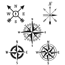 What does a nautical compass tattoo mean? Compass Rose Cuttable Designs Simple Compass Tattoo Small Compass Tattoo Compass Tattoo