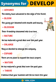 Another Word For Develop List Of 105 Synonyms For Develop English Writing Skills Learn English English Writing