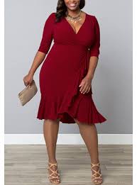 We did not find results for: Plus Size Midi Ruffled Dress Wrap Style Ruffle Skirt