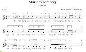 Bagaimana Interval Pada Lagu Mariam Tomong Di Atas Banyakkah Nada Nada Yang Sama Berturut Turut Tribunpadang Com